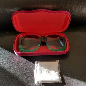 Gucci Urban GG0083S 001 Red Sunglasses